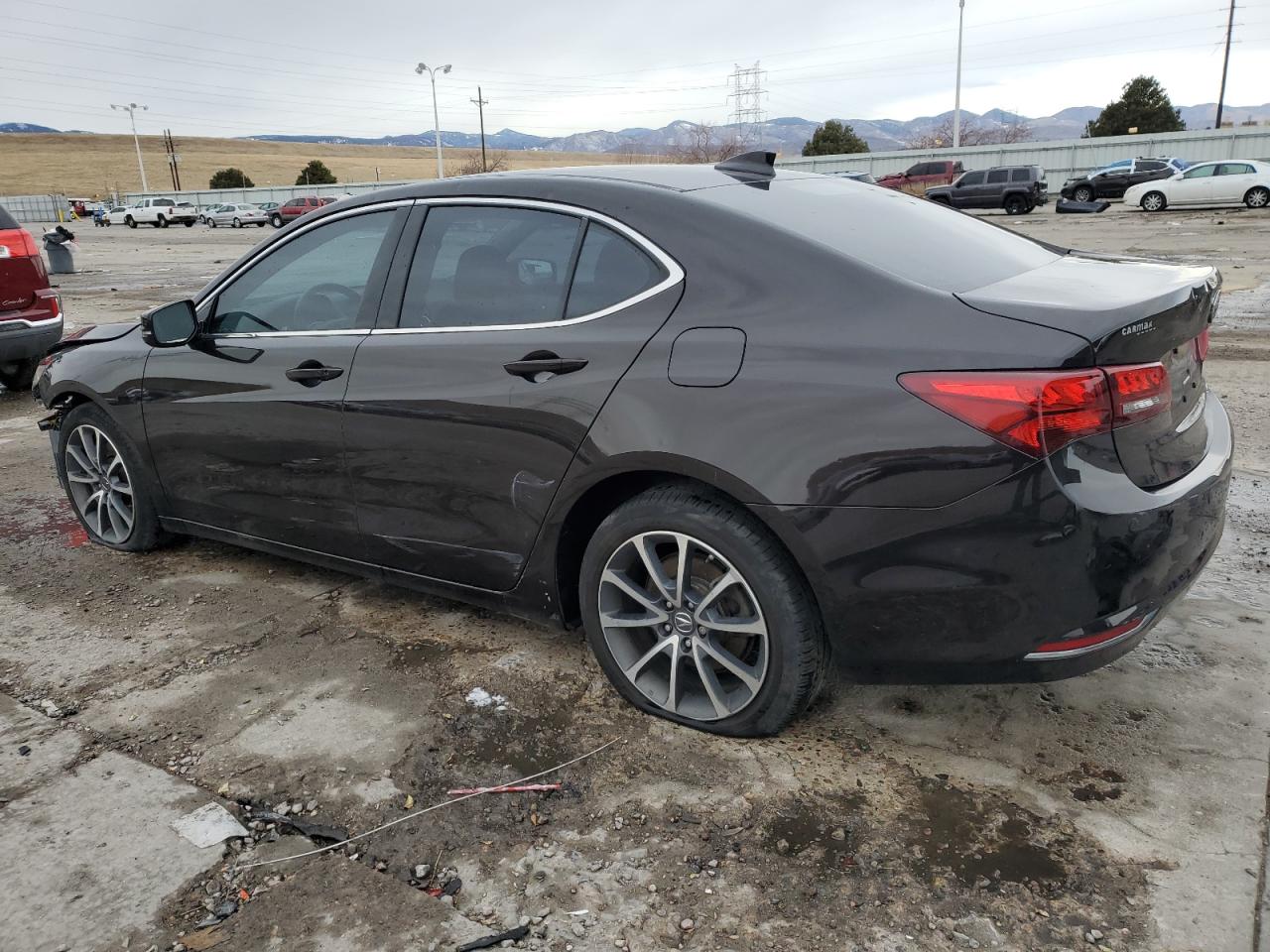 2016 Acura TLX VIN 19UUB3F79GA003650 Copart auction photo, front end damage thumbnail 2