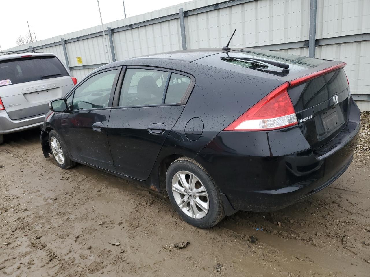 2010 Honda Insight VIN JHMZE2H77AS000829 Copart auction photo, front end / side damage thumbnail 2