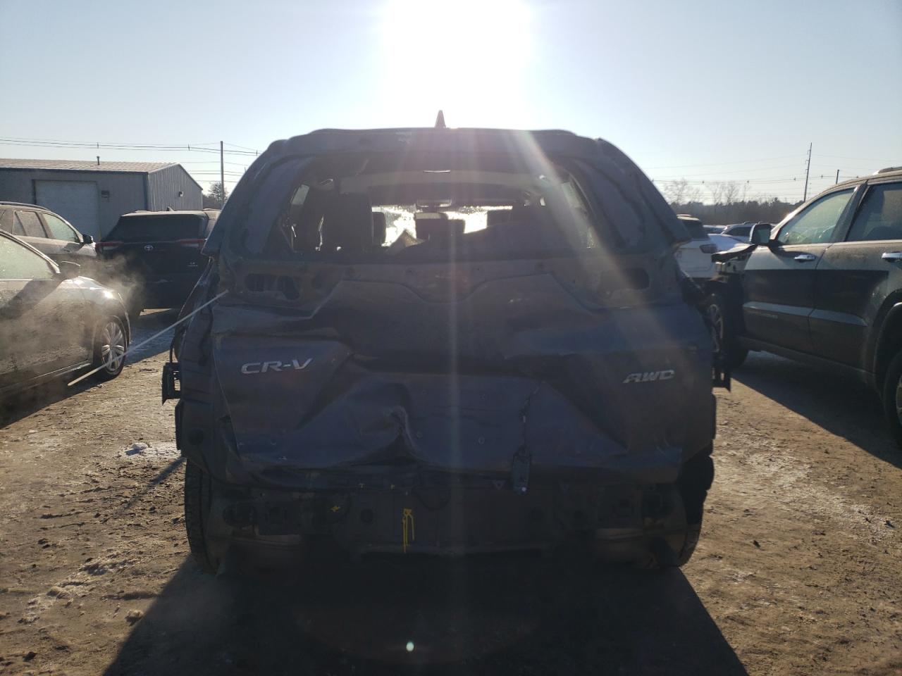 2018 Honda CR-V VIN 7FARW2H51JE036207 Copart auction photo, rear end damage thumbnail 6
