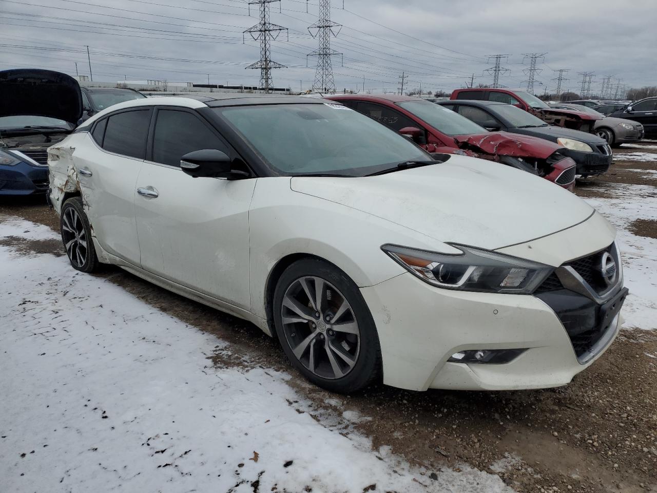 2018 Nissan Maxima VIN 1N4AA6AP6JC401056 Copart auction photo, rear end / side damage thumbnail 4