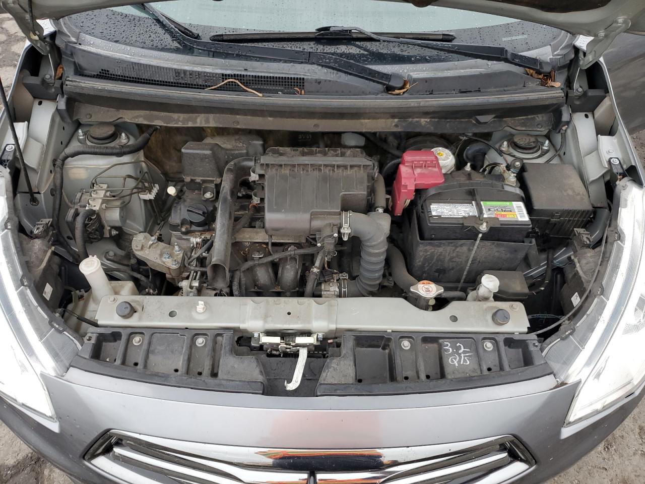 2018 Mitsubishi Mirage VIN ML32F3FJ5JHF15738 Copart auction photo, rear end / front end damage thumbnail 11