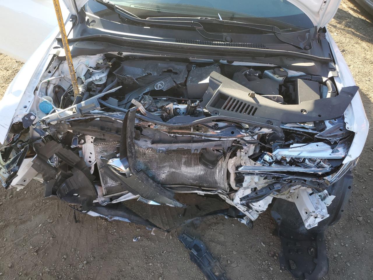 2016 Acura ILX VIN 19UDE2F70GA012769 Copart auction photo, front end / side damage thumbnail 12