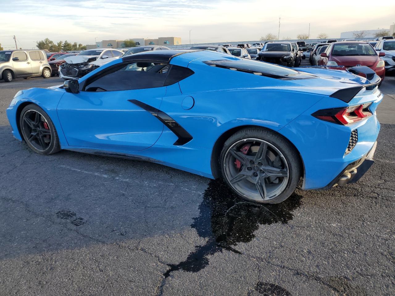 2021 Chevrolet Corvette VIN 1G1YC2D45M5118887 Copart auction photo, mechanical / side damage thumbnail 2