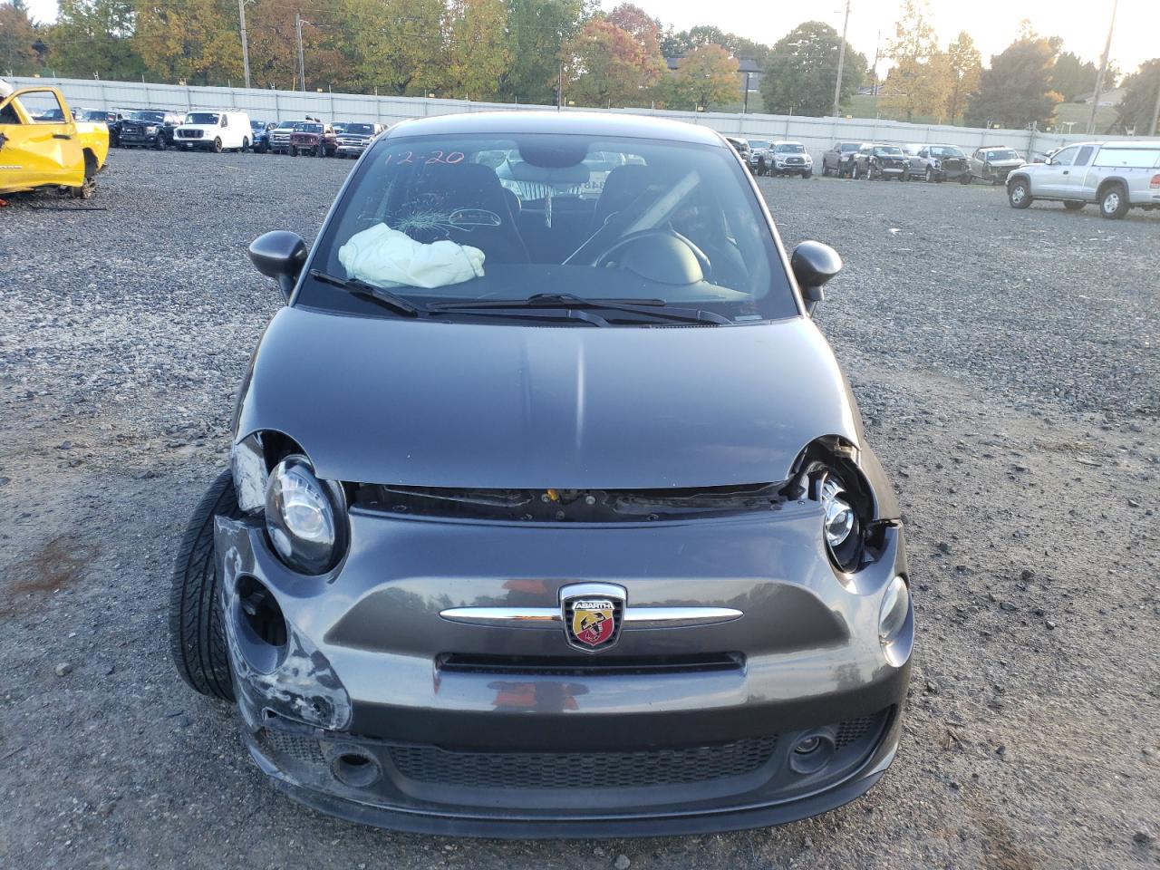 2015 Fiat 500 VIN 3C3CFFFH6FT621979 Copart auction photo, all over damage thumbnail 5