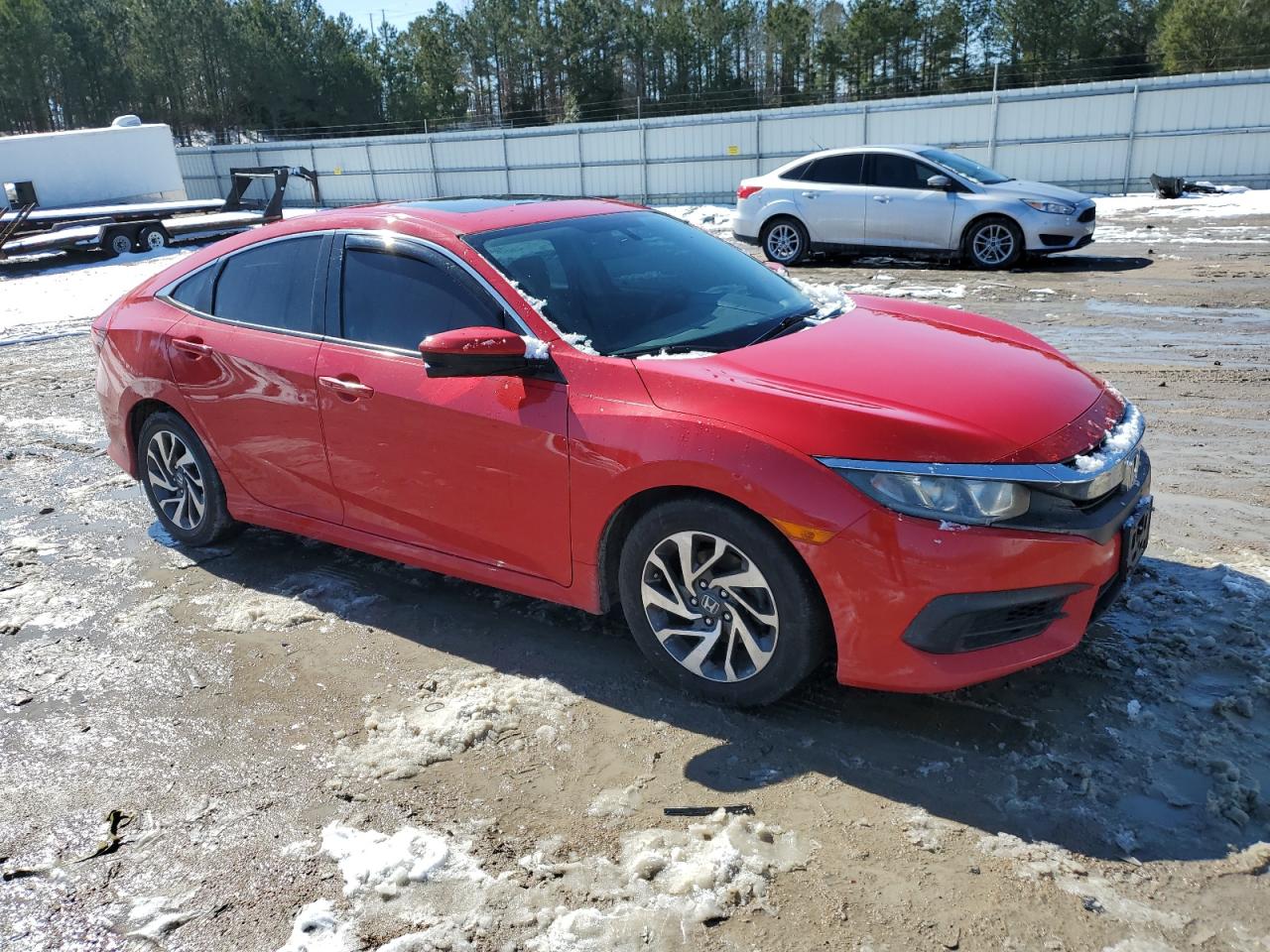 2016 Honda Civic VIN 2HGFC2F72GH502257 Copart auction photo, mechanical damage thumbnail 4