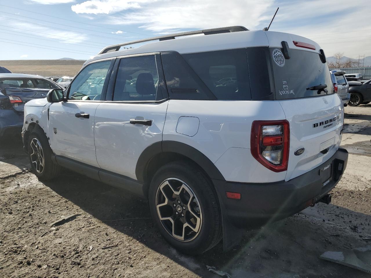 2022 Ford Bronco VIN 3FMCR9B67NRD18595 Copart auction photo, front end damage thumbnail 2