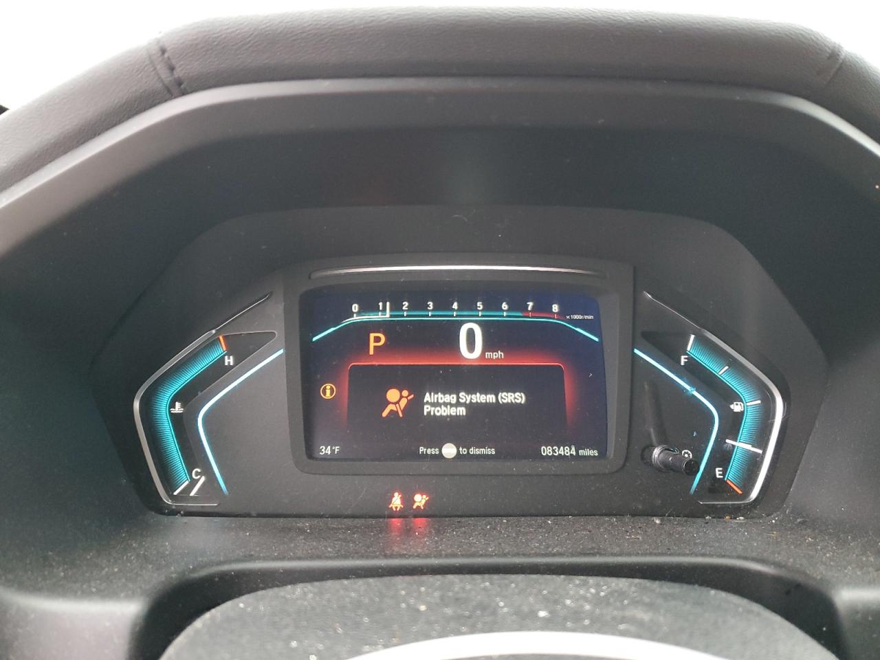 2018 Honda Odyssey VIN 5FNRL6H93JB038877 Copart auction photo, side / front end damage thumbnail 9