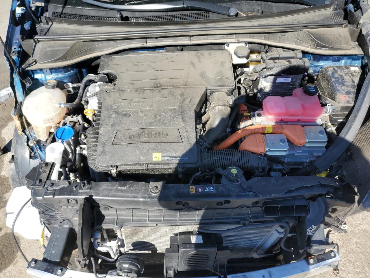 2022 KIA Niro VIN KNDCB3LC1N5499271 Copart auction photo, all over damage thumbnail 13
