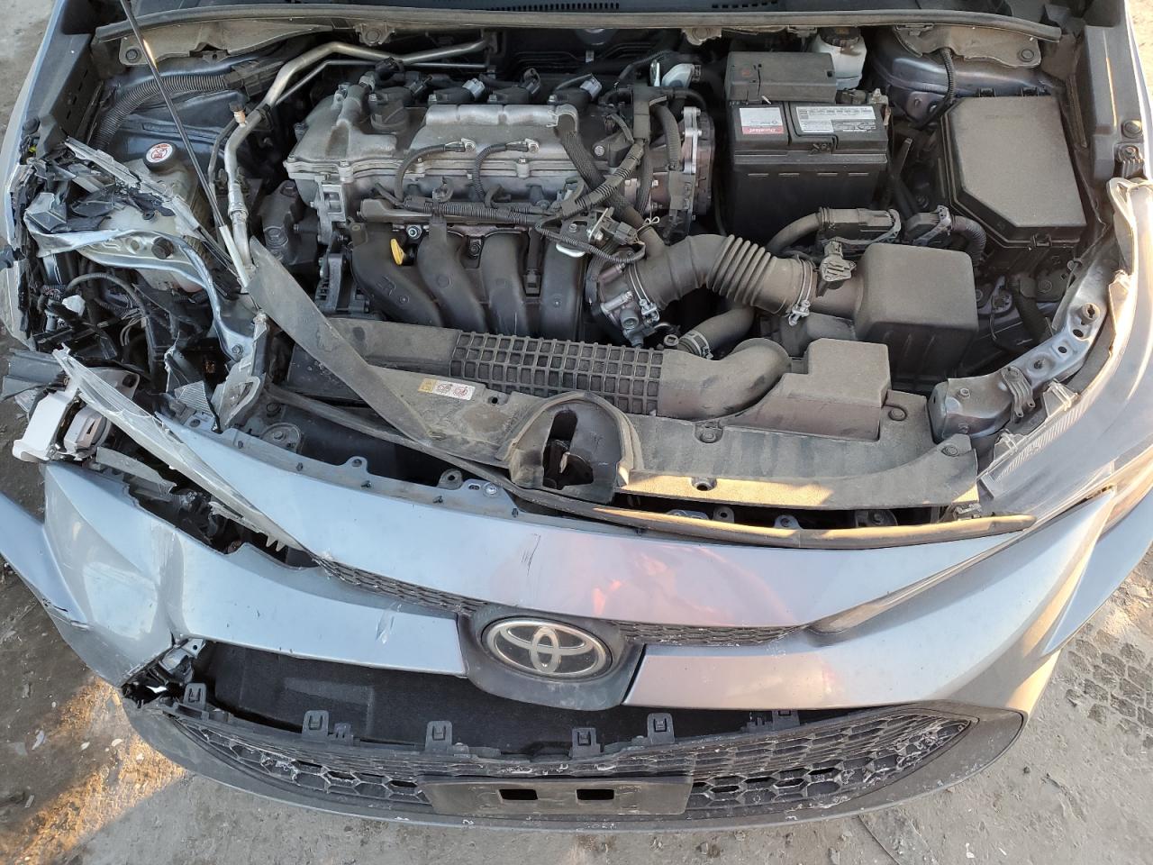 2021 Toyota Corolla VIN 5YFEPMAE5MP269805 Copart auction photo, front end / side damage thumbnail 11