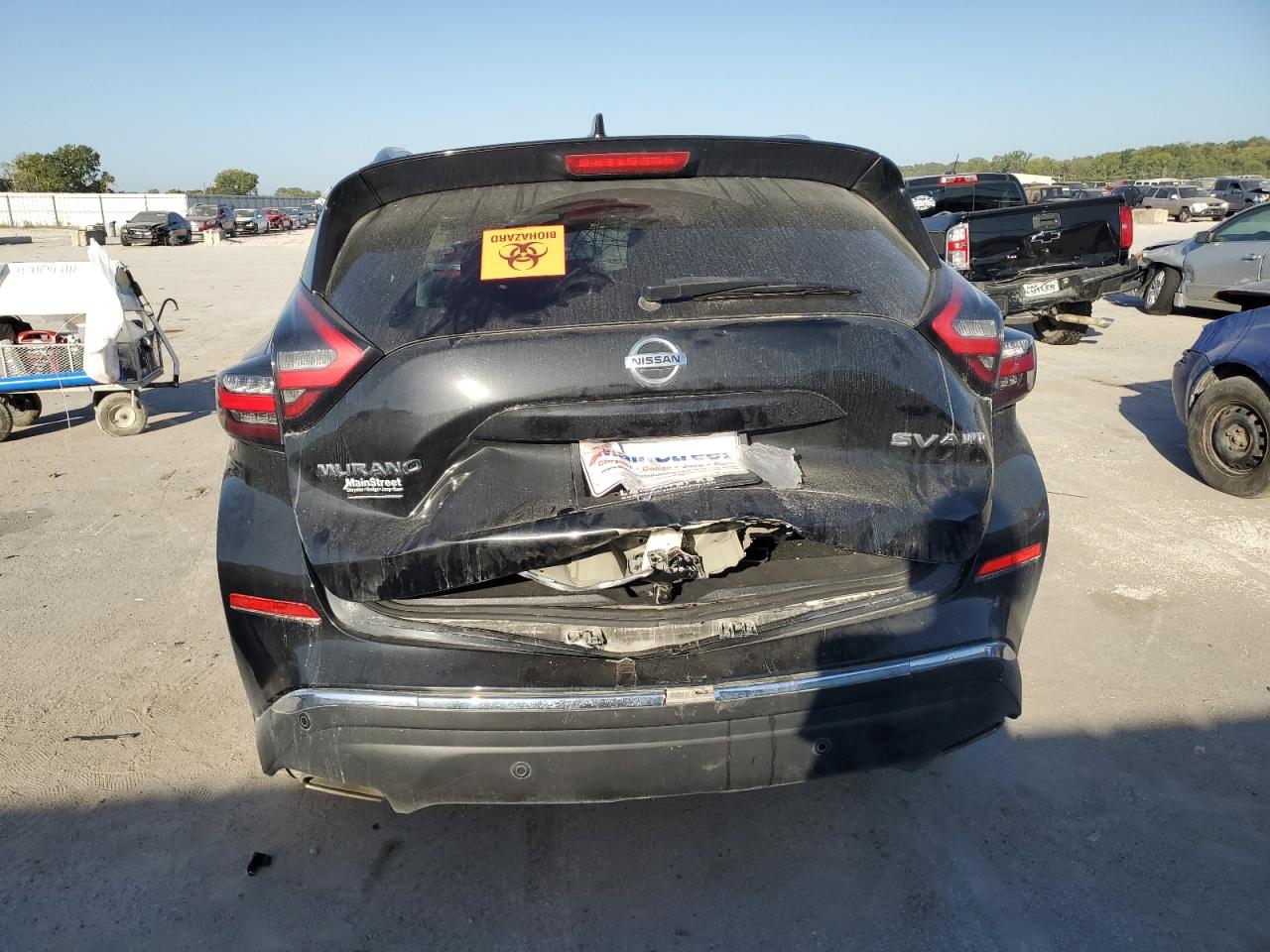 2021 Nissan Murano VIN 5N1AZ2BSXMC135247 Copart auction photo, front end / rear end damage thumbnail 6