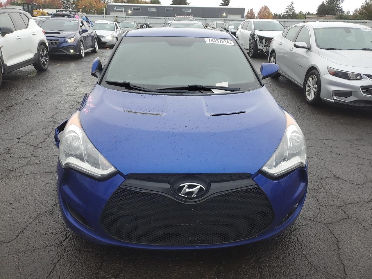2012 Hyundai Veloster VIN KMHTC6AD4CU049770 Copart auction photo, side / all over damage thumbnail 5