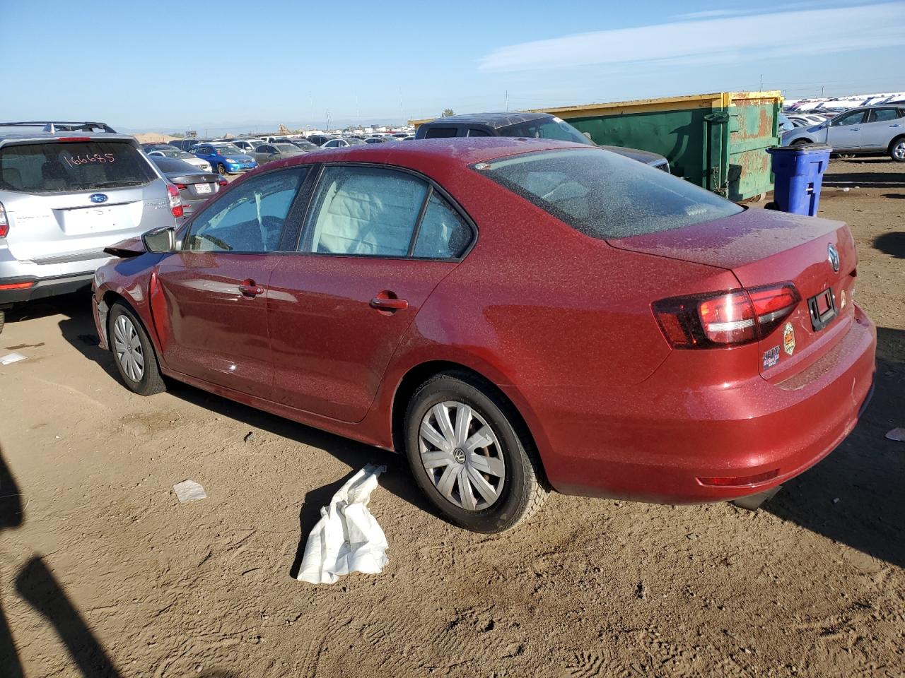 2016 Volkswagen Jetta VIN 3VW267AJ9GM273210 Copart auction photo, front end / side damage thumbnail 2