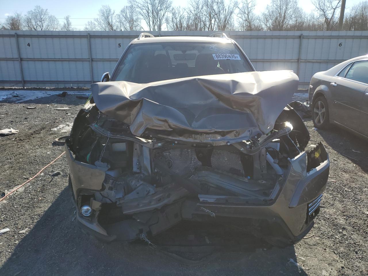 2024 Subaru Forester VIN JF2SKAMC2RH442811 Copart auction photo, front end / side damage thumbnail 5