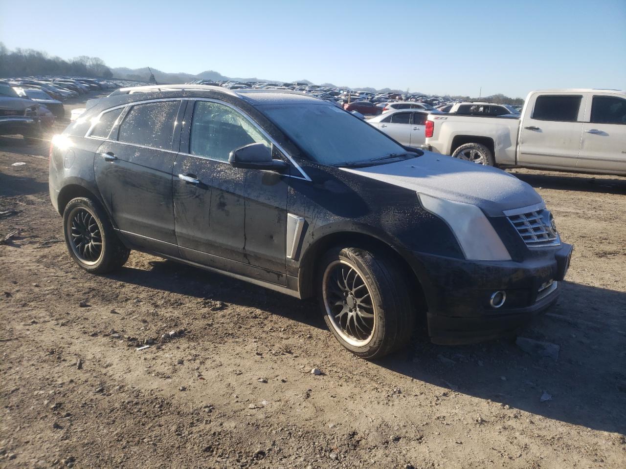 2014 Cadillac SRX VIN 3GYFNGE33ES684463 Copart auction photo, front end damage thumbnail 4