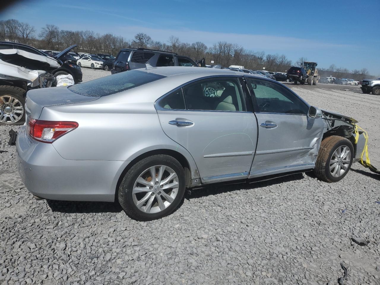 2011 Lexus ES VIN JTHBK1EGXB2449061 Copart auction photo, side damage thumbnail 3