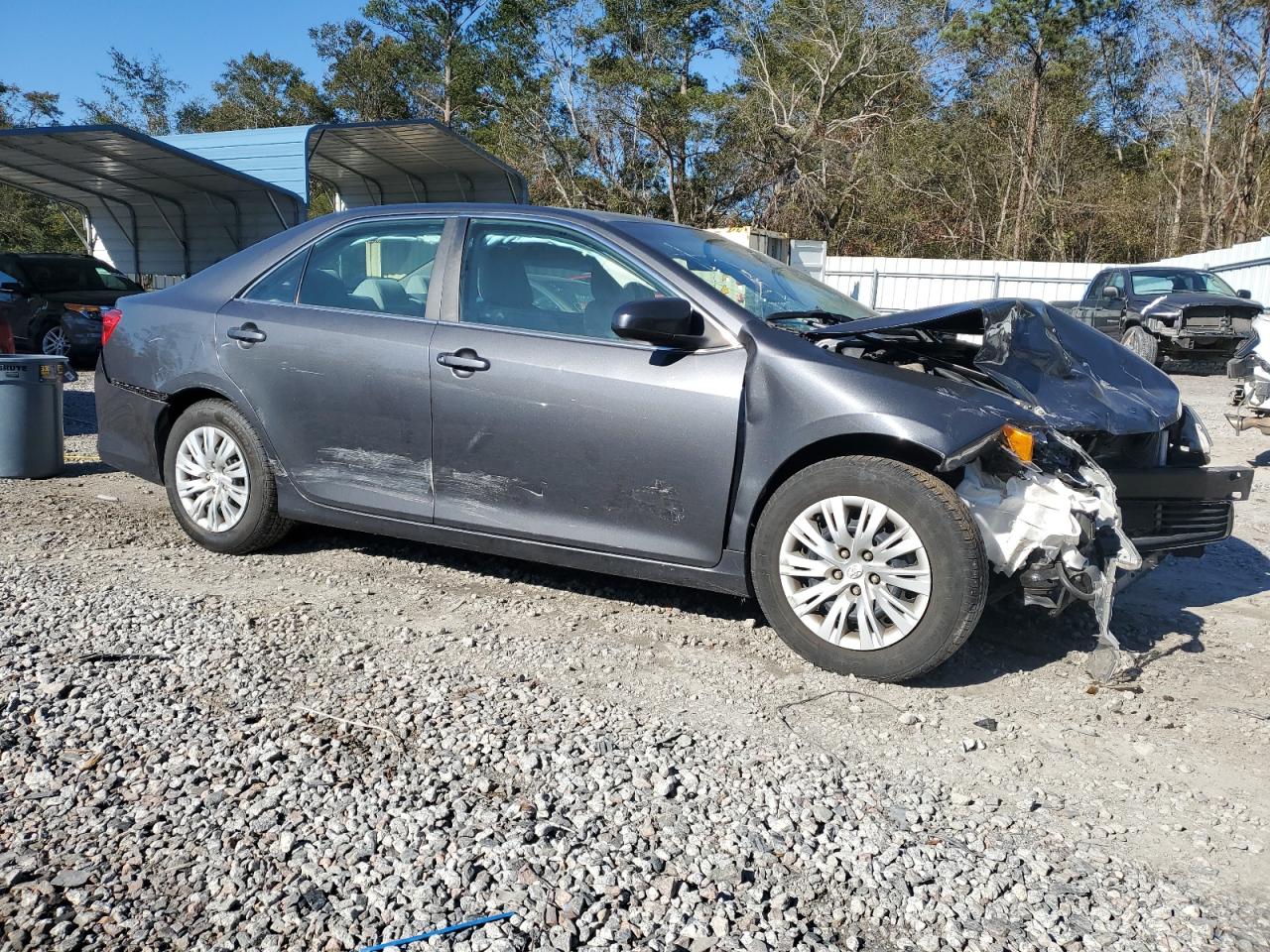 2012 Toyota Camry VIN 4T1BF1FK8CU572321 Copart auction photo, front end / side damage thumbnail 4