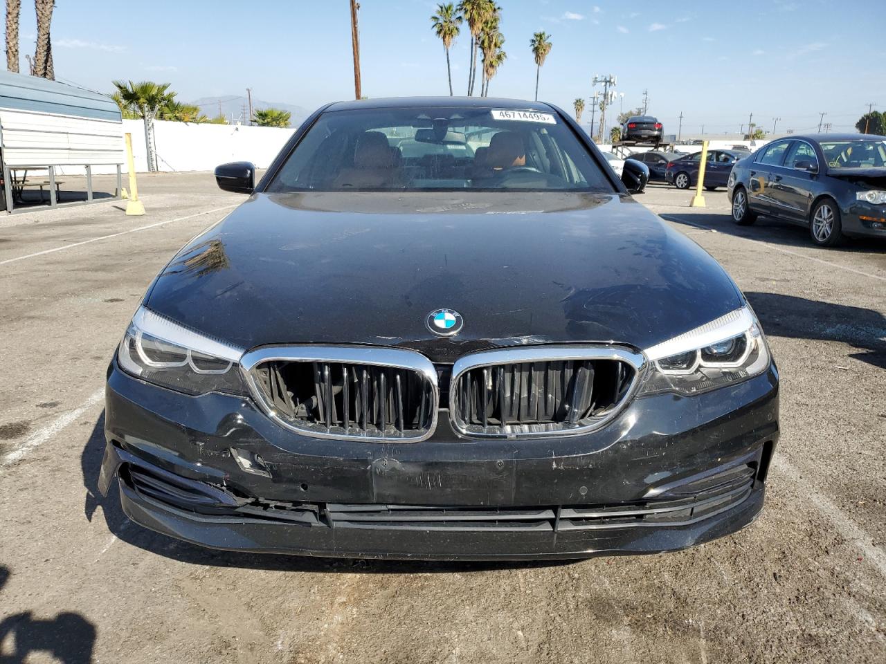 2019 BMW 5er VIN WBAJA5C54KBX87318 Copart auction photo, rear end / front end damage thumbnail 5