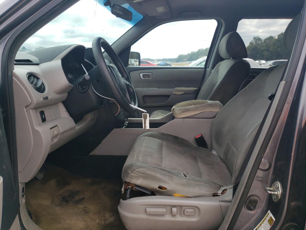 2014 Honda Pilot VIN 5FNYF3H40EB011132 Copart auction photo, front end / side damage thumbnail 7
