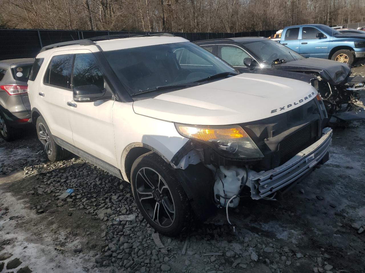 2014 Ford Explorer VIN 1FM5K8GT2EGB95205 Copart auction photo, front end / rear end damage thumbnail 4