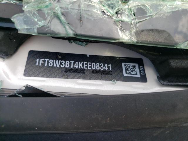 2019 Ford F350 VIN 1FT8W3BT4KEE08341 Copart auction photo, rollover damage thumbnail 12