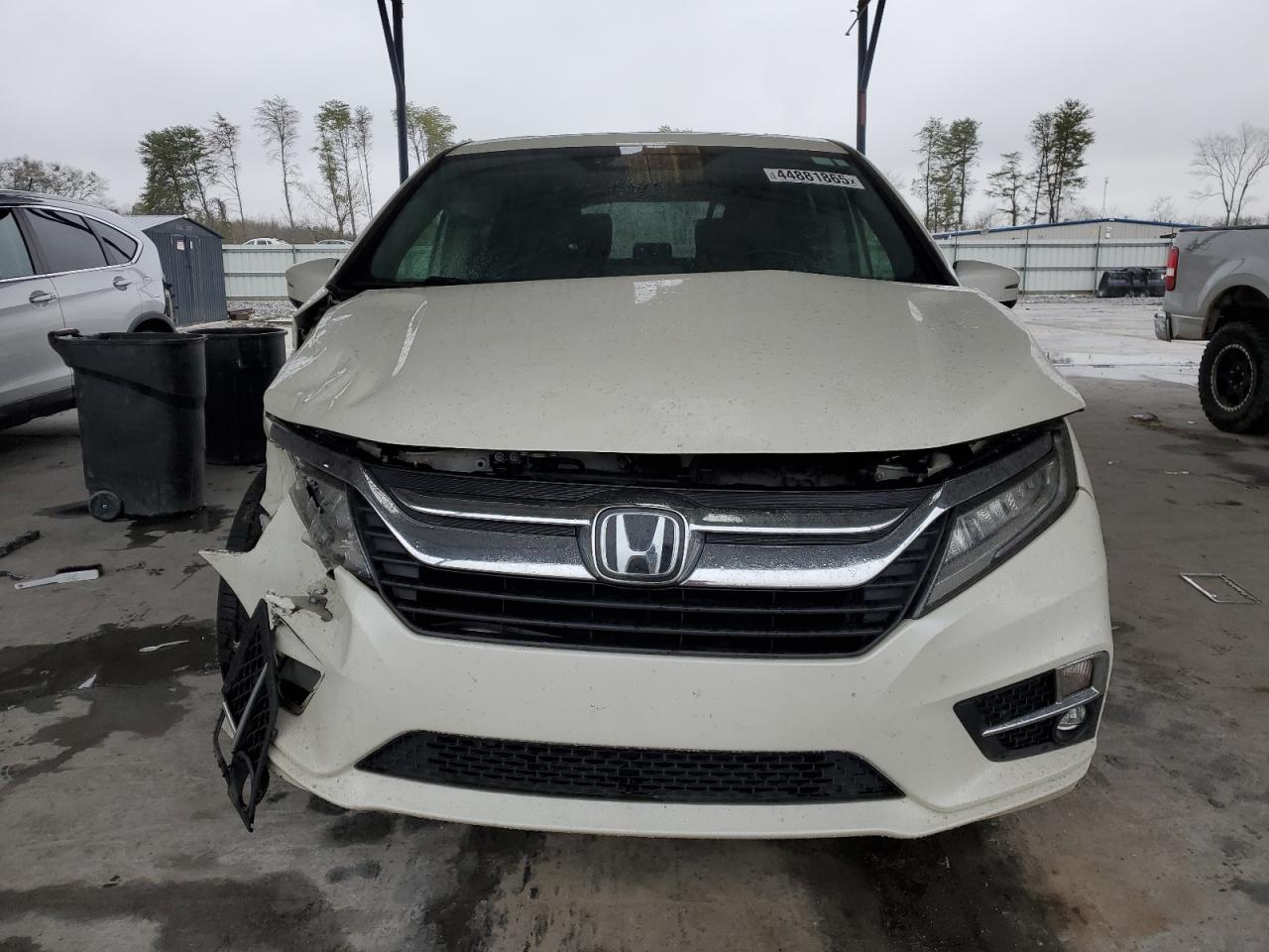 2018 Honda Odyssey VIN 5FNRL6H91JB052115 Copart auction photo, front end damage thumbnail 5