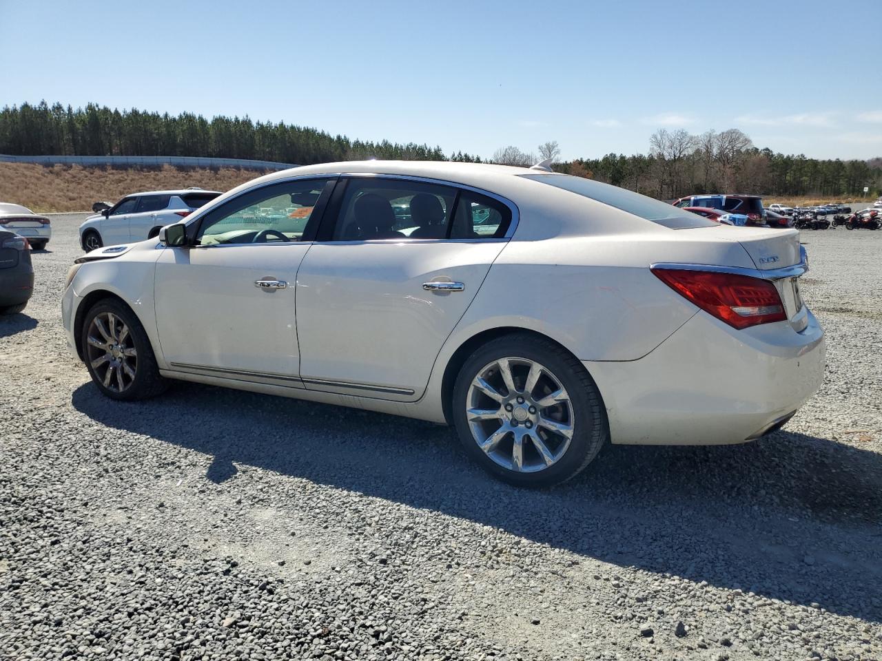 2014 Buick LaCrosse VIN 1G4GB5G31EF128253 Copart auction photo, front end / rear end damage thumbnail 2
