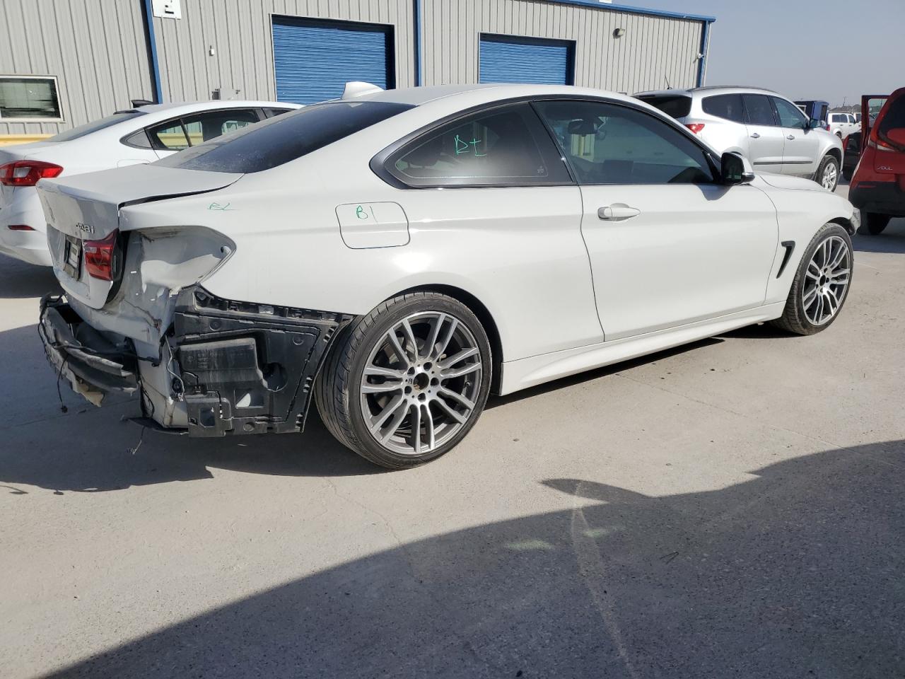 2015 BMW 4er VIN WBA3N3C56FK234418 Copart auction photo, front end / rear end damage thumbnail 3