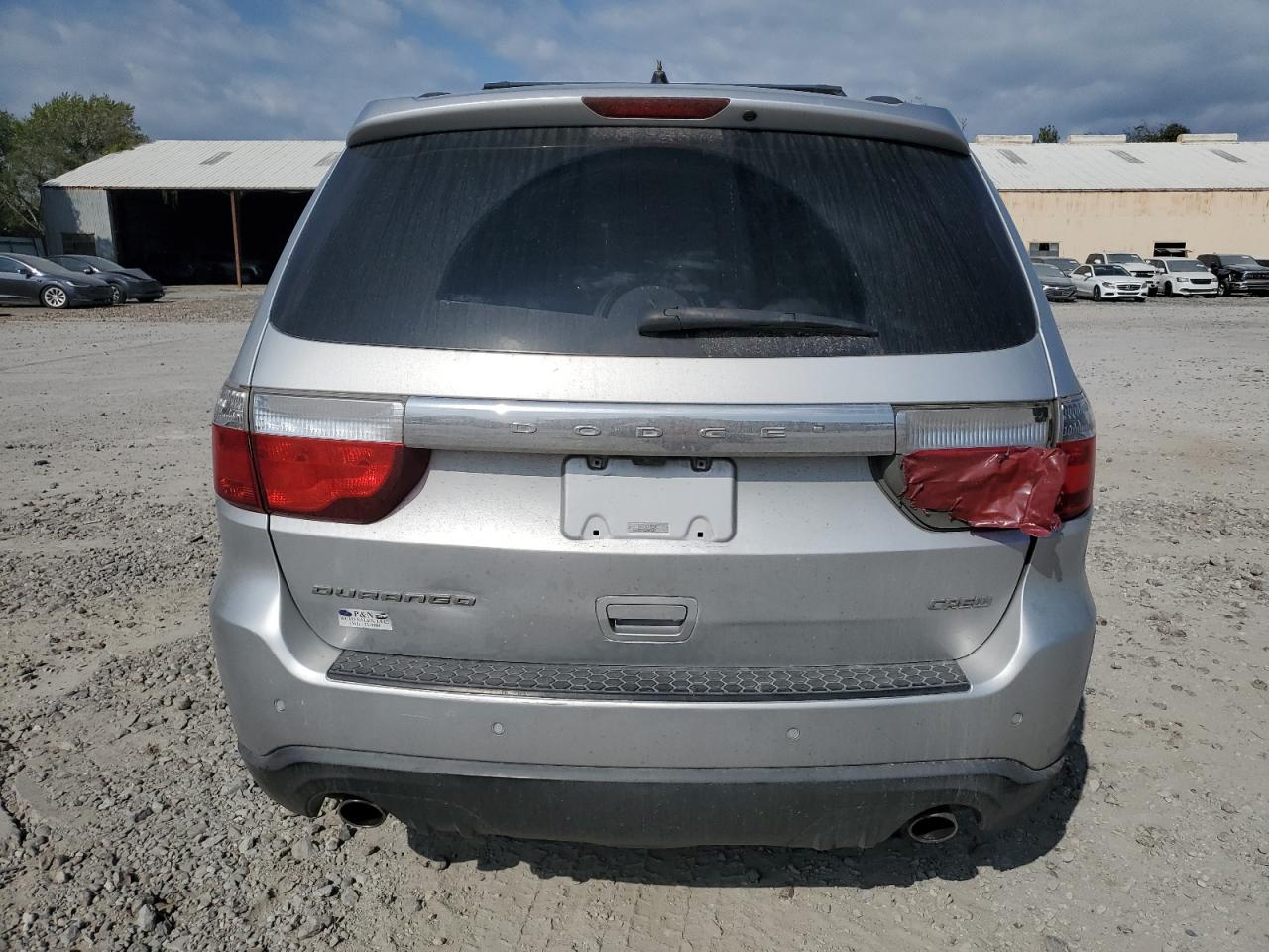 2011 Dodge Durango VIN 1D4SD4GT2BC592395 Copart auction photo, burn damage thumbnail 6