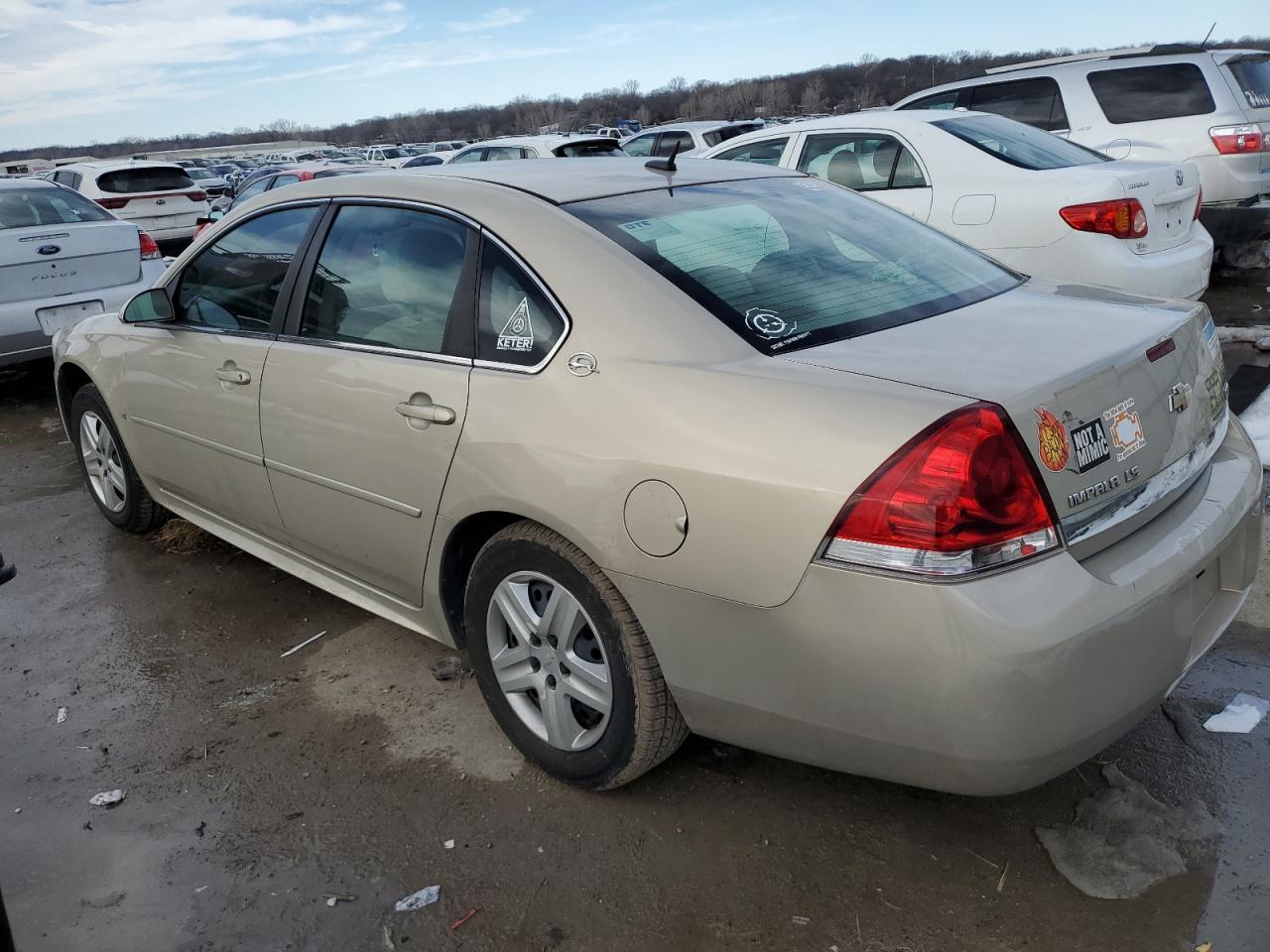 2009 Chevrolet Impala VIN 2G1WB57K191119176 Copart auction photo, side damage thumbnail 2