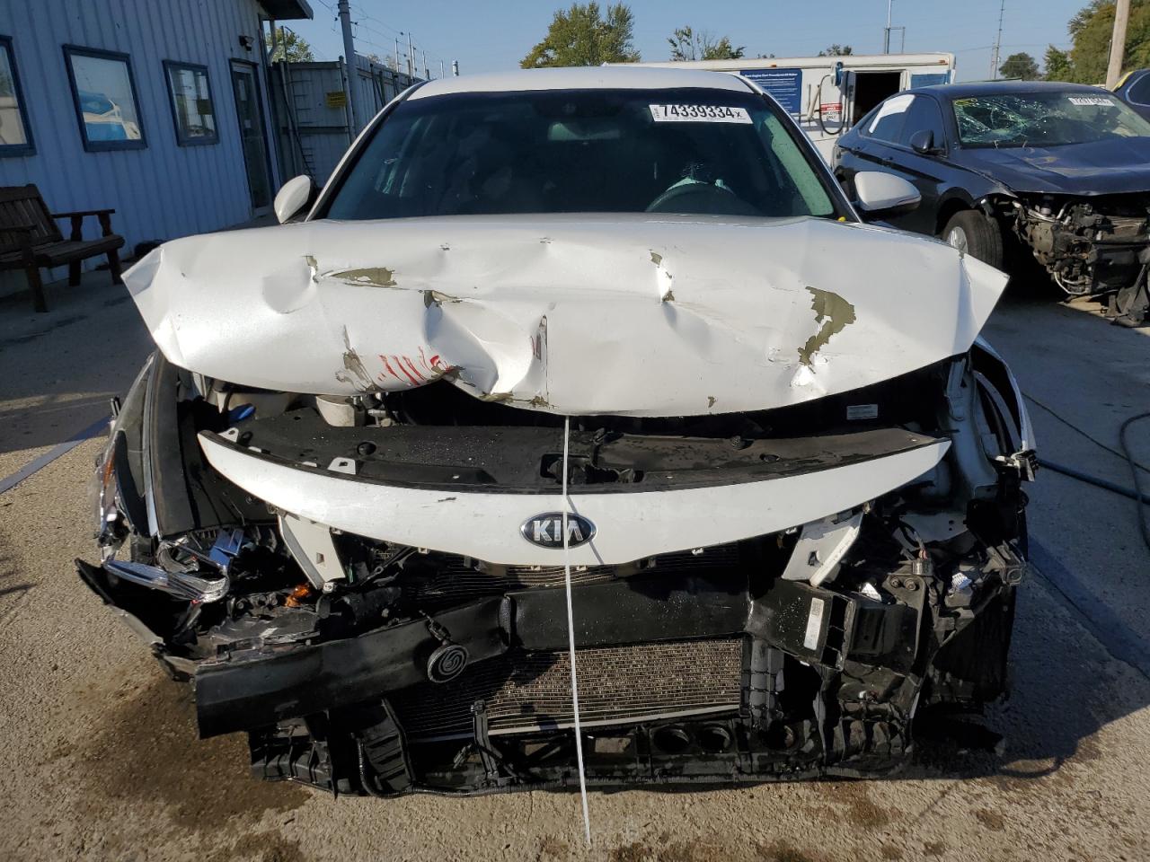 2016 KIA Optima VIN 5XXGT4L33GG024613 Copart auction photo, front end / rear end damage thumbnail 5