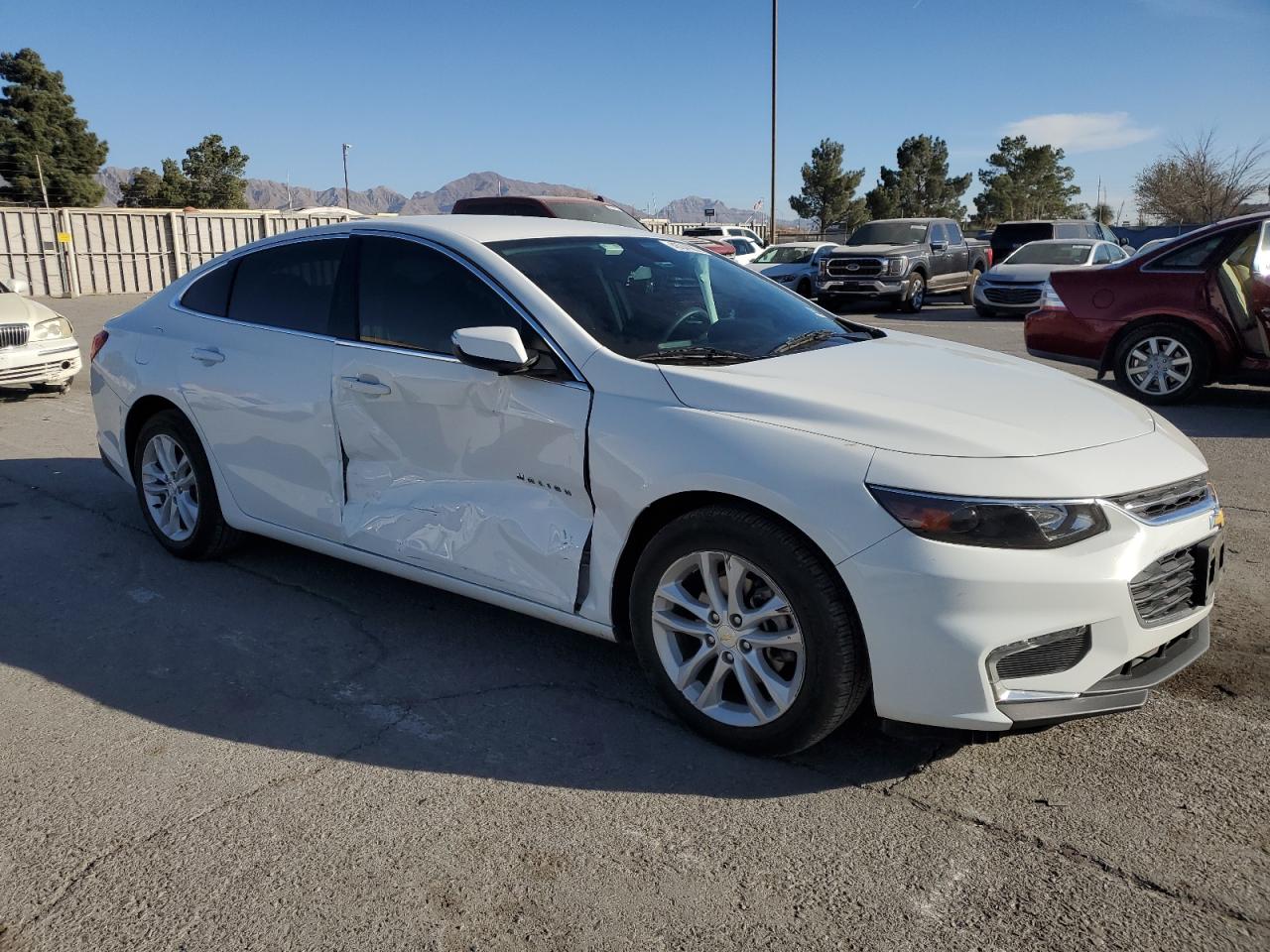 2017 Chevrolet Malibu VIN 1G1ZE5ST8HF178026 Copart auction photo, side damage thumbnail 4