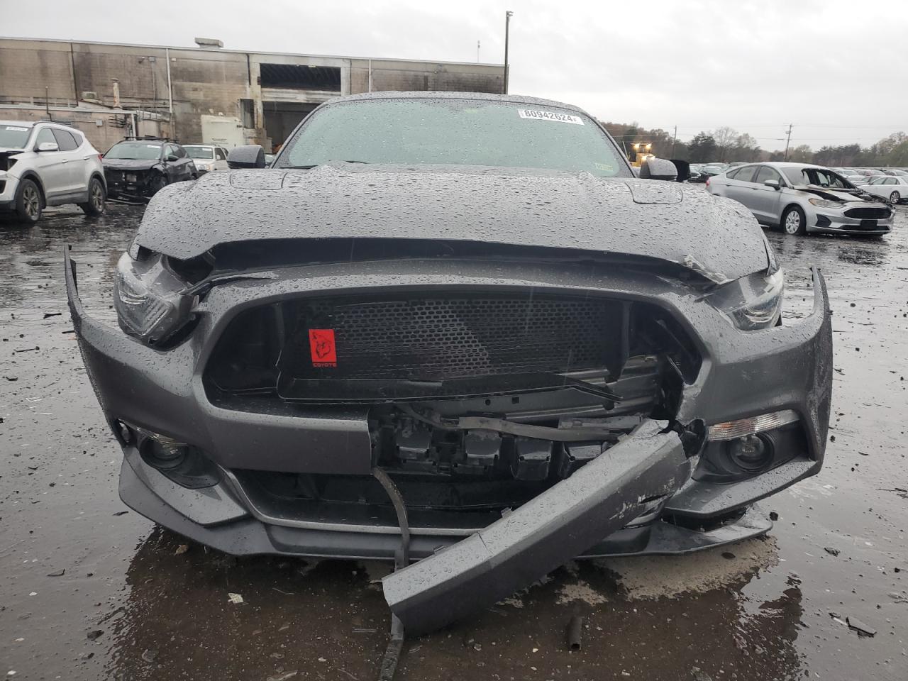 2015 Ford Mustang VIN 1FA6P8CF4F5388114 Copart auction photo, front end / minor dent/scratches damage thumbnail 5