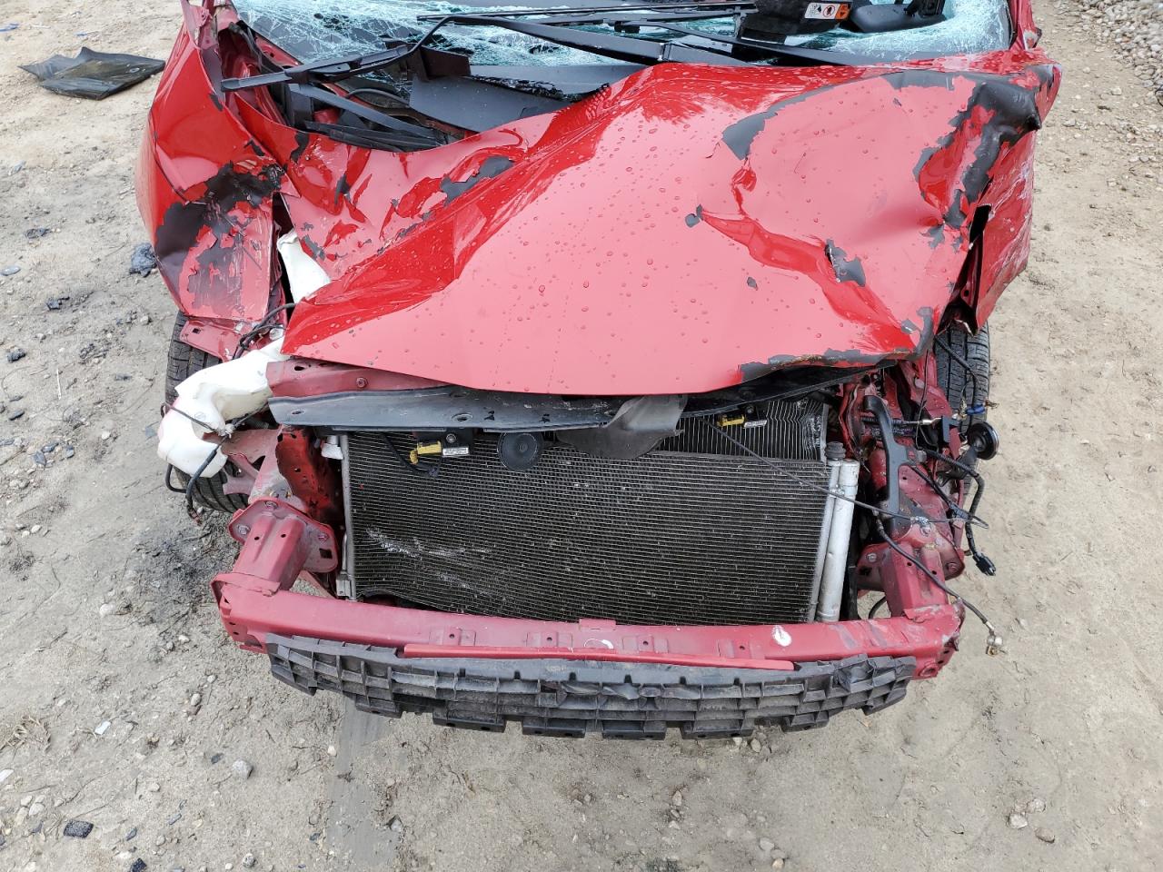2013 Honda Fit VIN JHMGE8H66DC016066 Copart auction photo, all over damage thumbnail 12