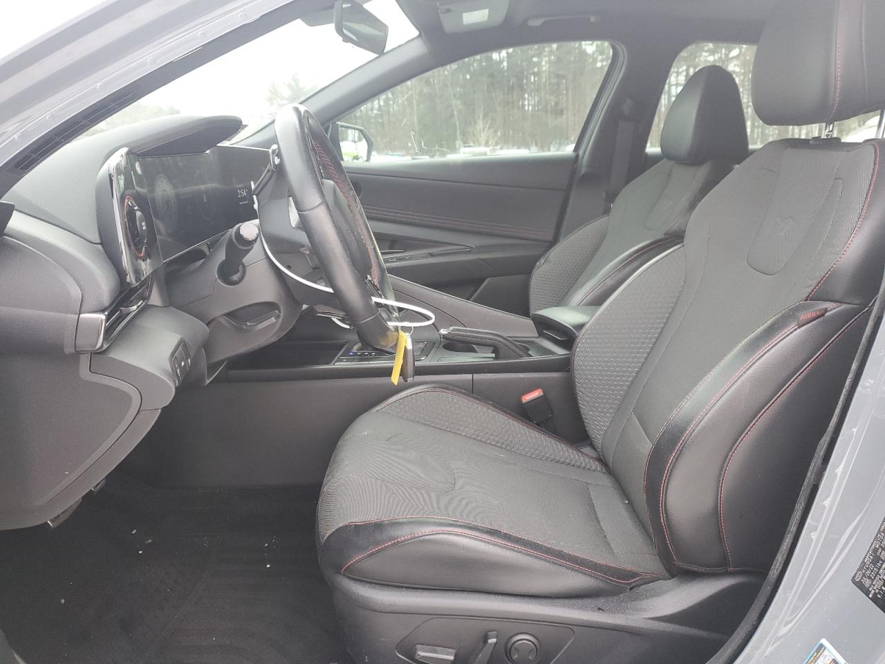 2023 Hyundai Elantra VIN KMHLR4AF6PU411950 Copart auction photo, front end / side damage thumbnail 7