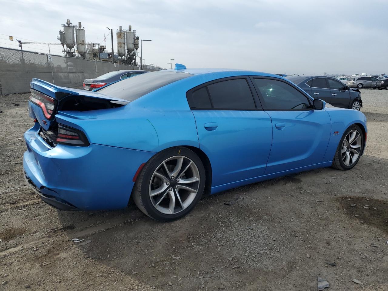 2016 Dodge Charger VIN 2C3CDXCT9GH104559 Copart auction photo, rear end / minor dent/scratches damage thumbnail 3