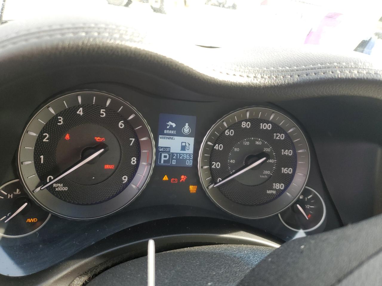 2011 Infiniti M VIN JN1BY1ARXBM375459 Copart auction photo, minor dent/scratches damage thumbnail 9
