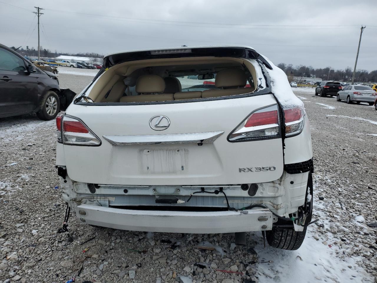 2015 Lexus RX VIN 2T2ZK1BA7FC161162 Copart auction photo, rollover damage thumbnail 6