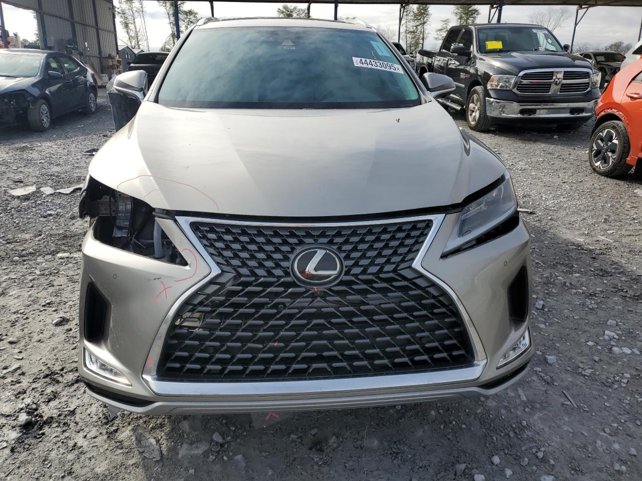 2022 Lexus RX VIN 2T2HZMAA7NC254417 Copart auction photo, front end / rear end damage thumbnail 5