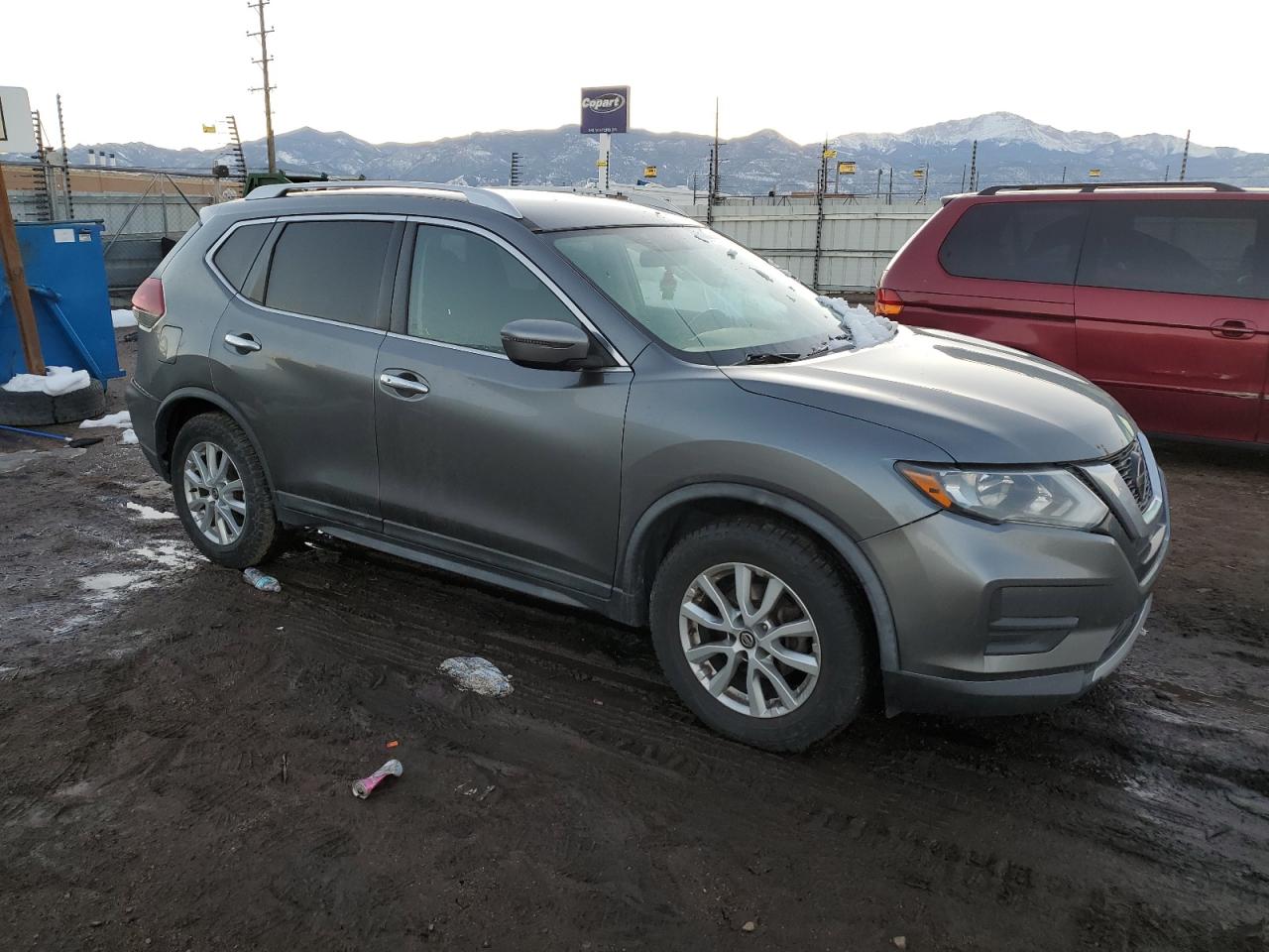 2018 Nissan Rogue VIN KNMAT2MT4JP544408 Copart auction photo, rear end / front end damage thumbnail 4
