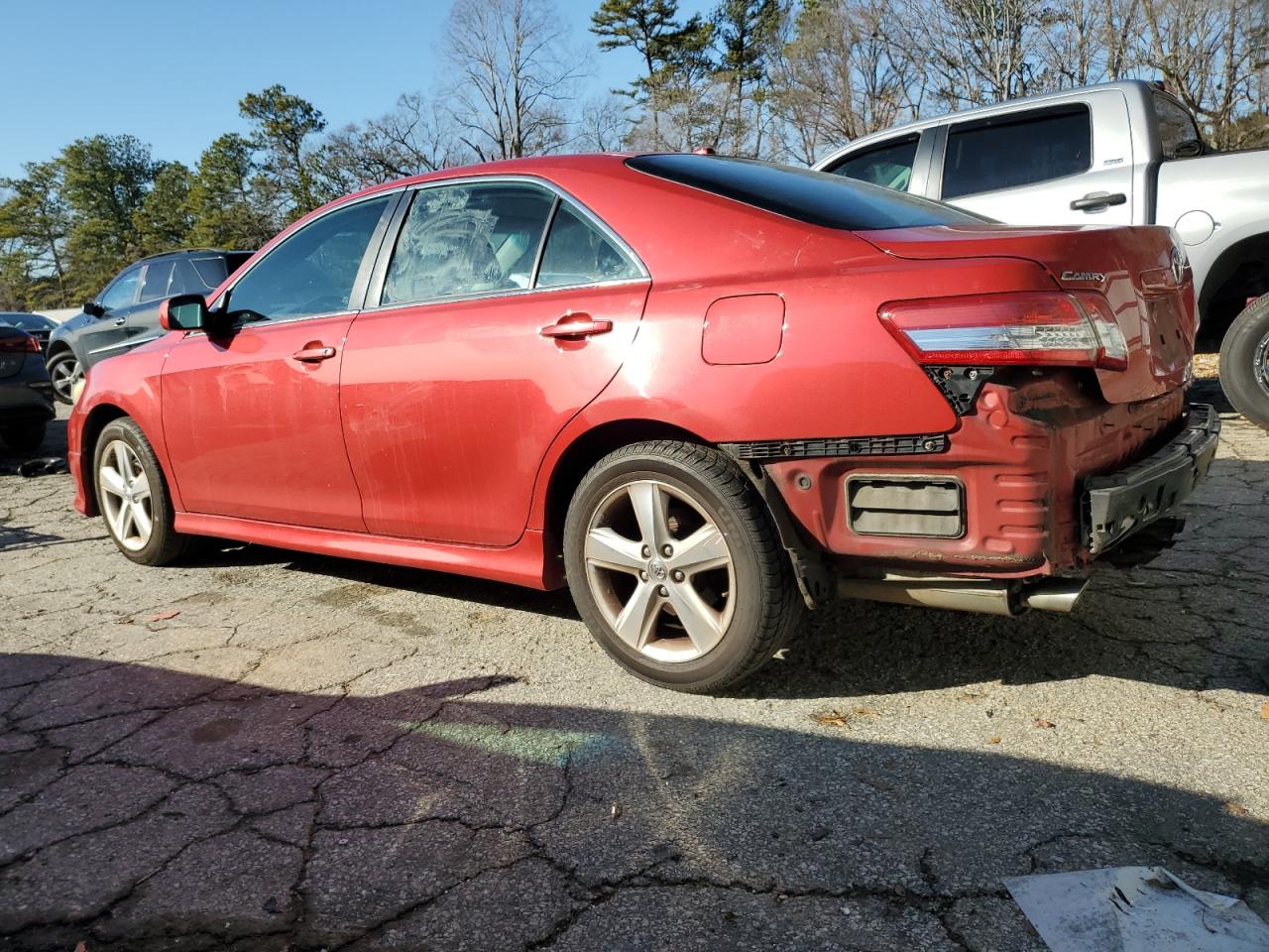 2011 Toyota Camry VIN 4T1BF3EK0BU609471 Copart auction photo, rear end / mechanical damage thumbnail 2