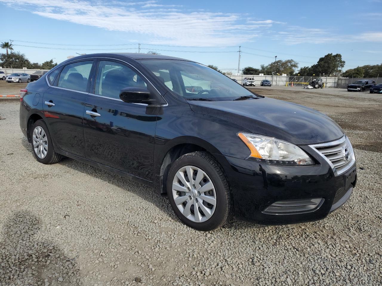 2014 Nissan Sentra VIN 3N1AB7AP4EY200589 Copart auction photo, side / front end damage thumbnail 4