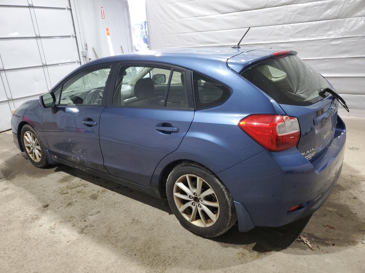 2013 Subaru Impreza VIN JF1GPAC63DH207897 Copart auction photo, top/roof damage thumbnail 2