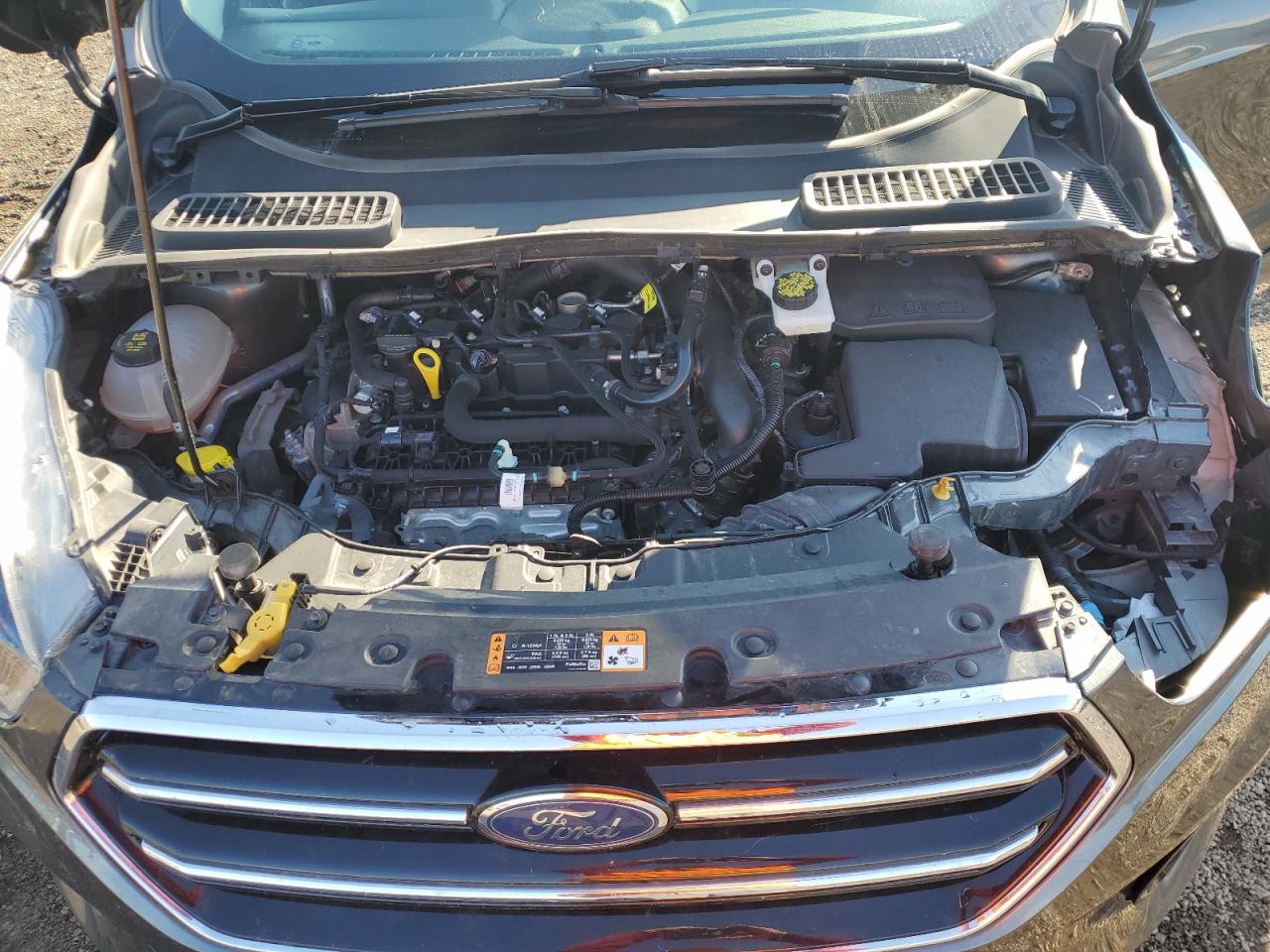 2019 Ford Escape VIN 1FMCU9GD8KUB80771 Copart auction photo, front end / side damage thumbnail 14