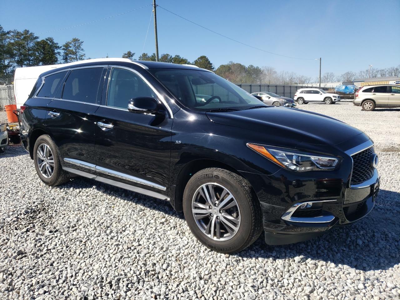 2020 Infiniti QX60 VIN 5N1DL0MM7LC540014 Copart auction photo, minor dent/scratches / undercarriage damage thumbnail 4