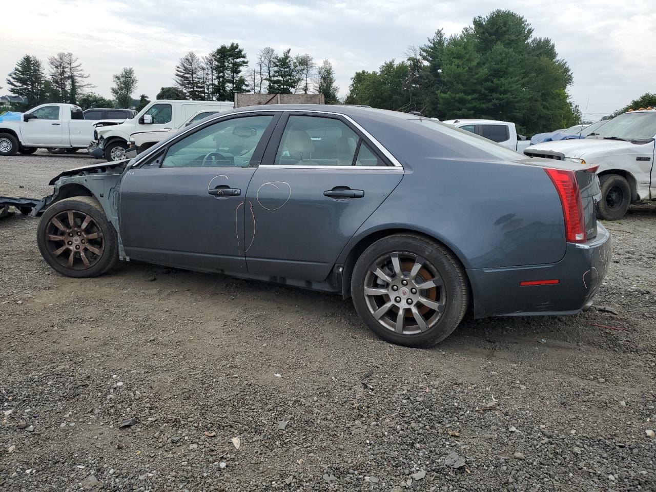 2008 Cadillac CTS VIN 1G6DP57V480115680 Copart auction photo, front end / minor dent/scratches damage thumbnail 2