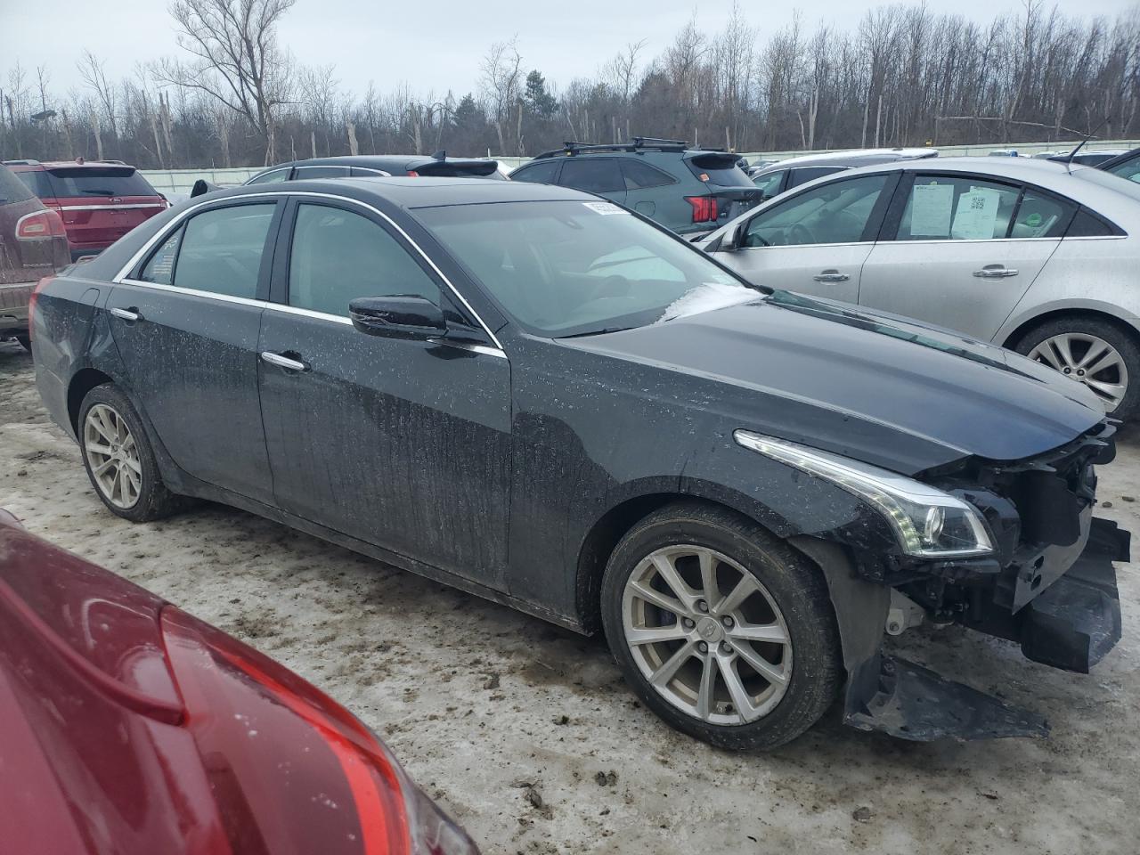 2017 Cadillac CTS VIN 1G6AW5SX5H0208285 Copart auction photo, front end damage thumbnail 4
