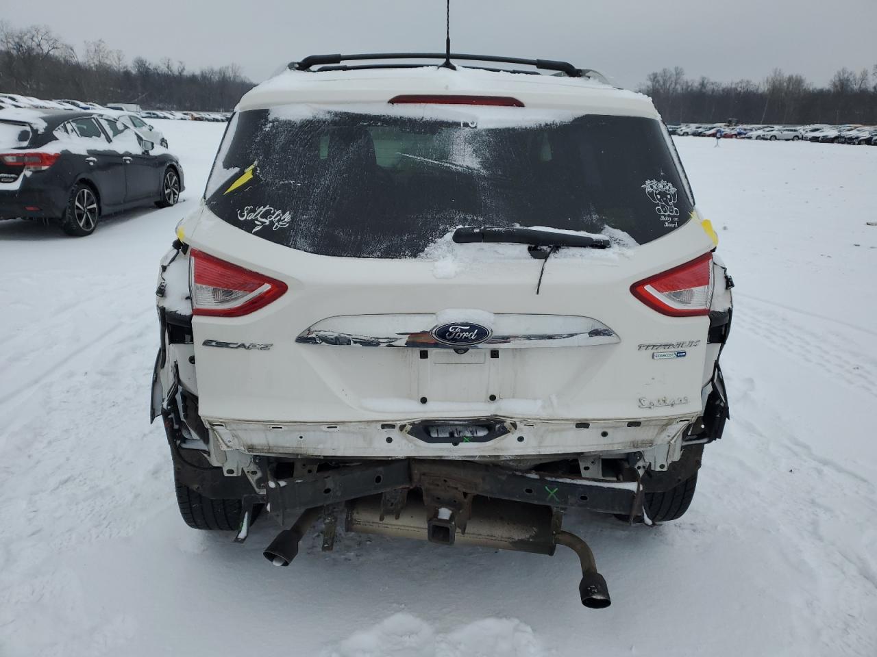 2014 Ford Escape VIN 1FMCU9J98EUD36431 Copart auction photo, rear end / frame damage damage thumbnail 6