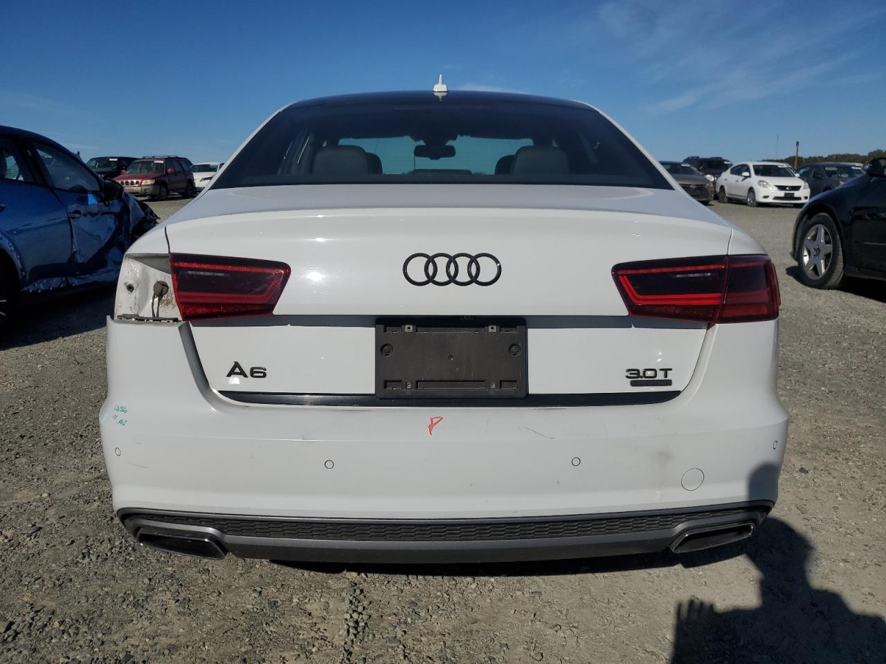 2016 Audi A6 VIN WAUHGAFC9GN092385 Copart auction photo, all over damage thumbnail 6