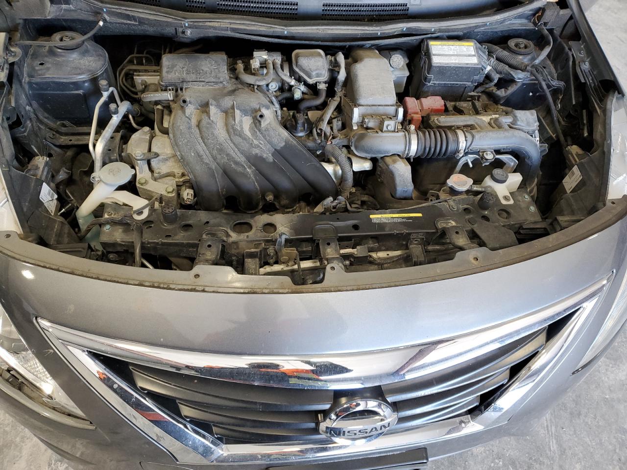 2019 Nissan Versa VIN 3N1CN7APXKL813020 Copart auction photo, front end / side damage thumbnail 11