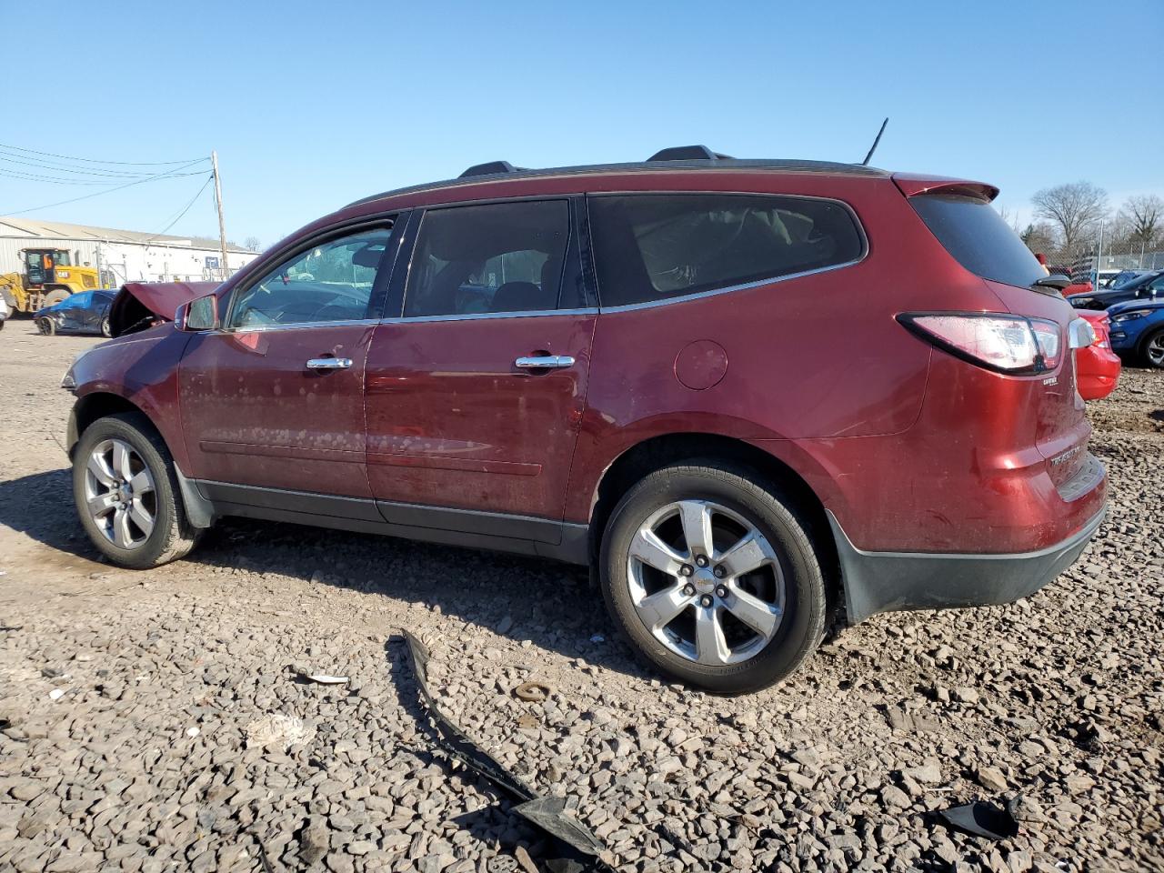 2017 Chevrolet Traverse VIN 1GNKVGKDXHJ287668 Copart auction photo, front end / side damage thumbnail 2